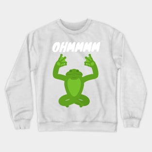 Yoga frog Crewneck Sweatshirt